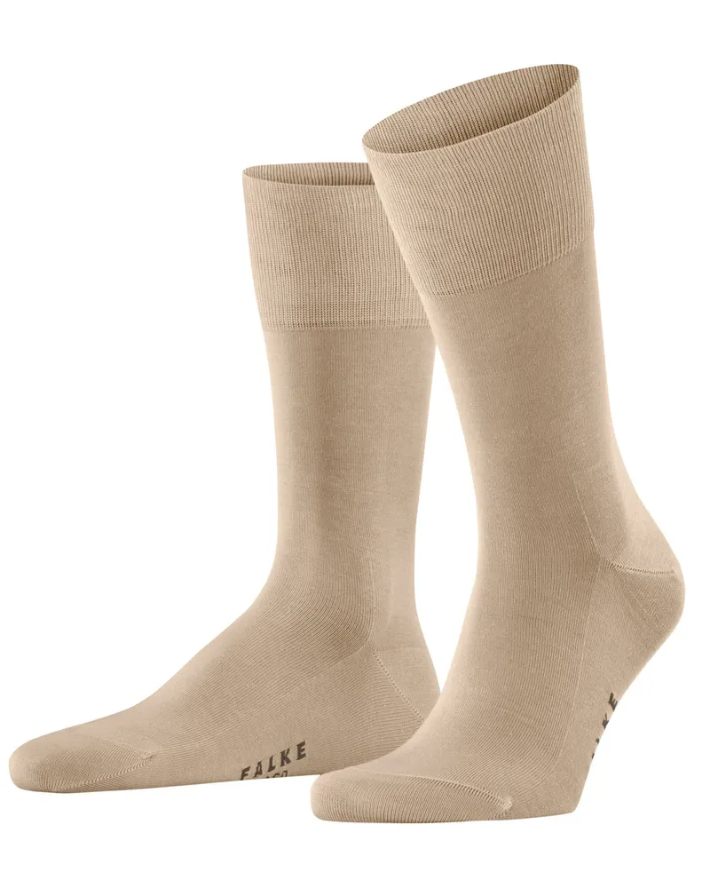 Falke Socken Tiago aus merzerisierter Baumwolle mit Stretch in Beige