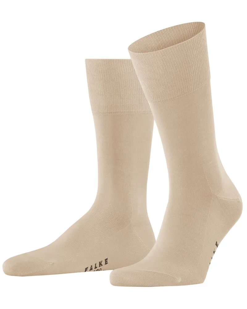 Falke Socken Tiago aus merzerisierter Baumwolle mit Stretch in Beige