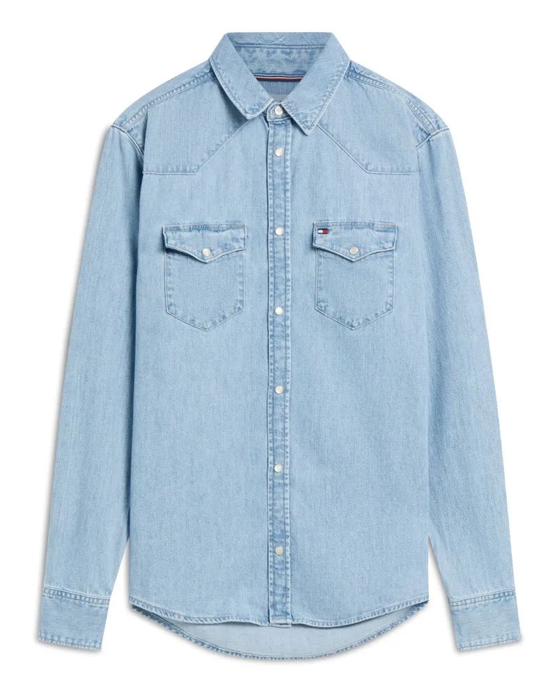 Tommy Hilfiger Jeanshemd aus 8 Unzen Denim im Western-Look, Relaxed Fit in Denim
