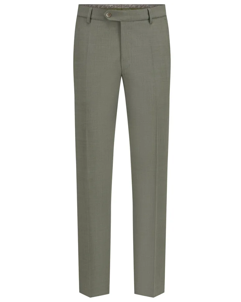 Meyer Hosen Wollhose Roma mit Stretchanteil, Regular Fit in Grün