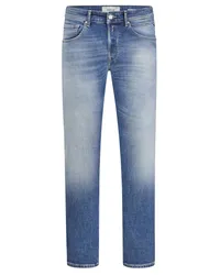 Replay Jeans Willbi mit Kontrastnähten im Used-Look, Regular Slim Fit Blau