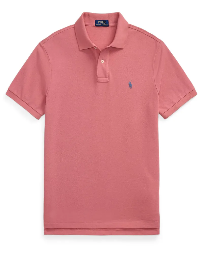 Ralph Lauren Piqué-Poloshirt, Slim Fit in Rosenrot