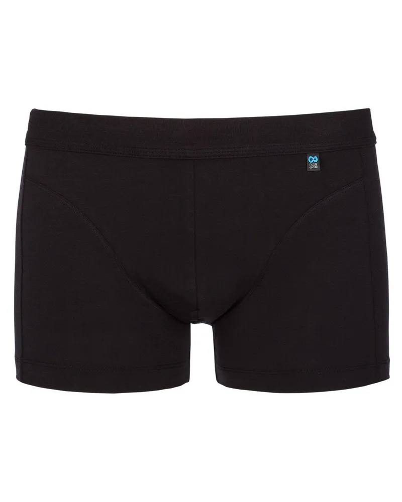 Schiesser Elastische Trunks aus Long Life Cotton in Schwarz