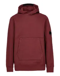 C.P. Company Hoodie mit Logo-Patch am Ärmel Bordeaux