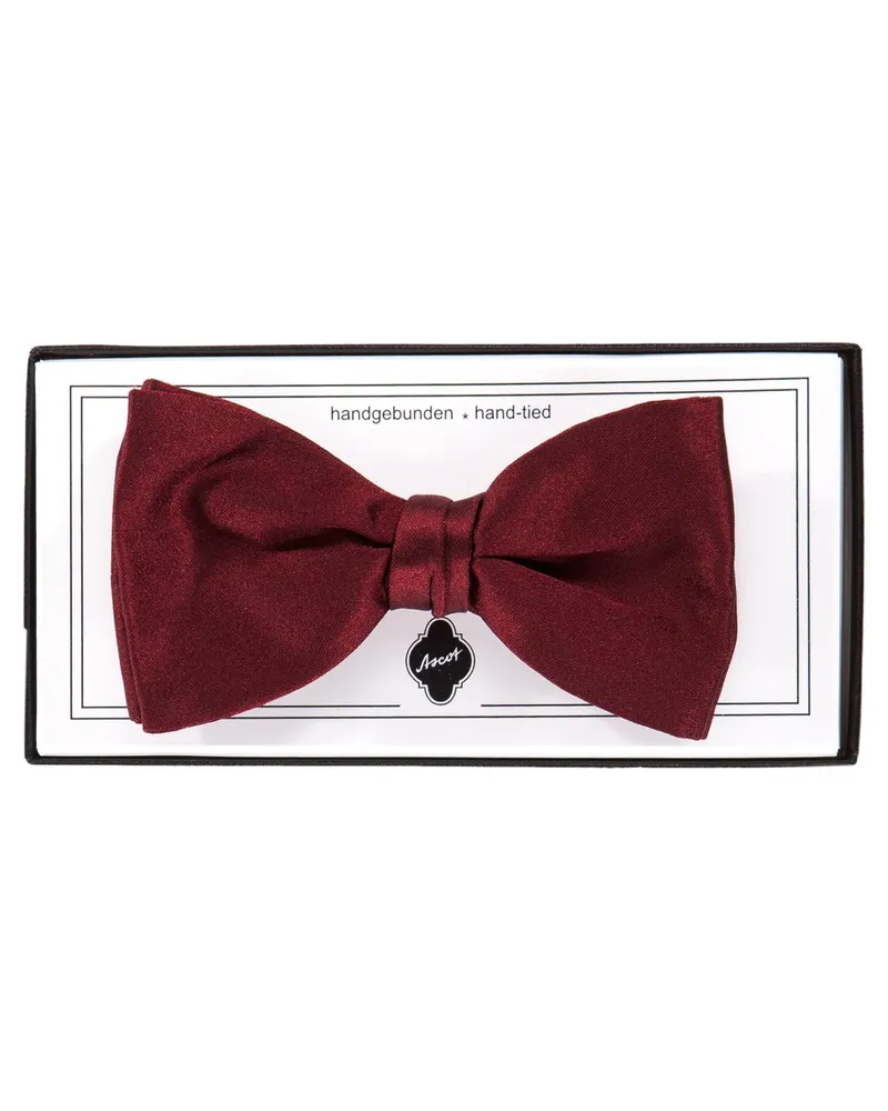 Ascot Schleife Bordeaux