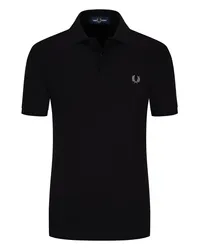 Fred Perry Poloshirt aus Baumwolle mit Logo-Stickerei Schwarz