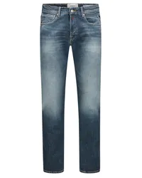 Replay Jeans Grover in Used-Optik, Straight Fit Blau