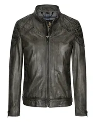 Belstaff Hochwertige Lederjacke mit Stepp-Design, Outlaw 2.0 Schwarz