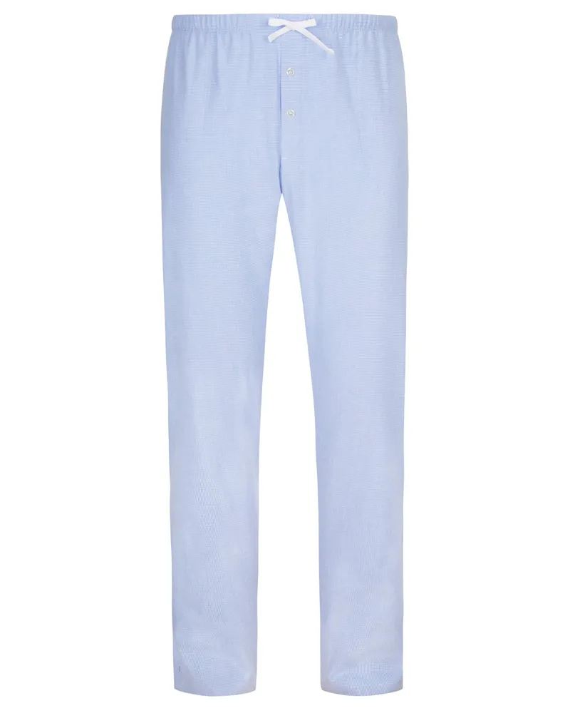 Novila Pyjama-Hose aus Flanell Hellblau