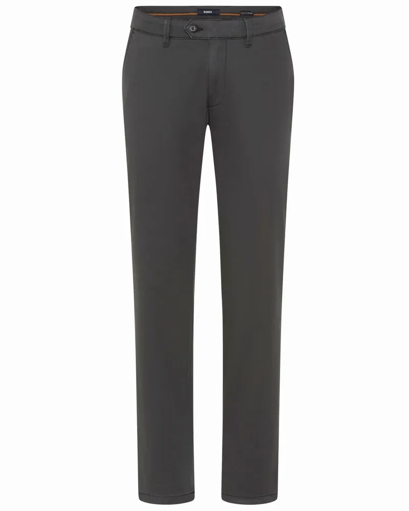 Eurex by Brax Thermo-Chino Jim mit Stretch und softem Futter, Regular Fit in Anthrazit