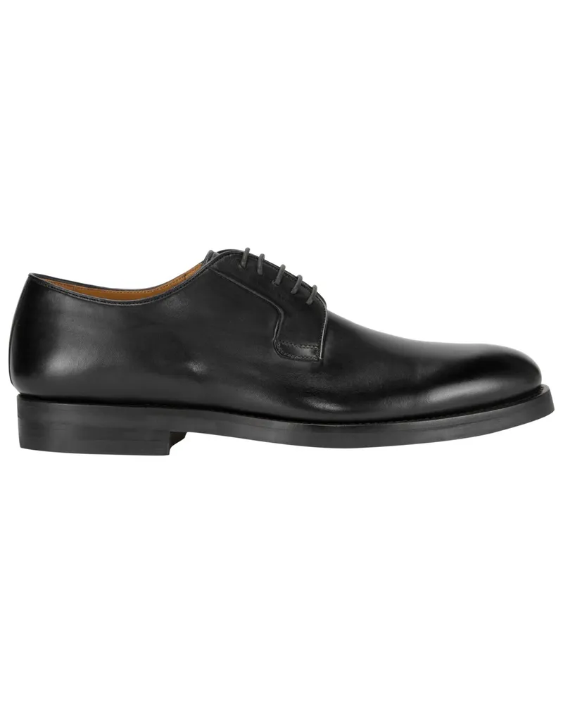 Magnanni Derby-Schuhe aus Glattleder mit Flex-Sohle in Schwarz