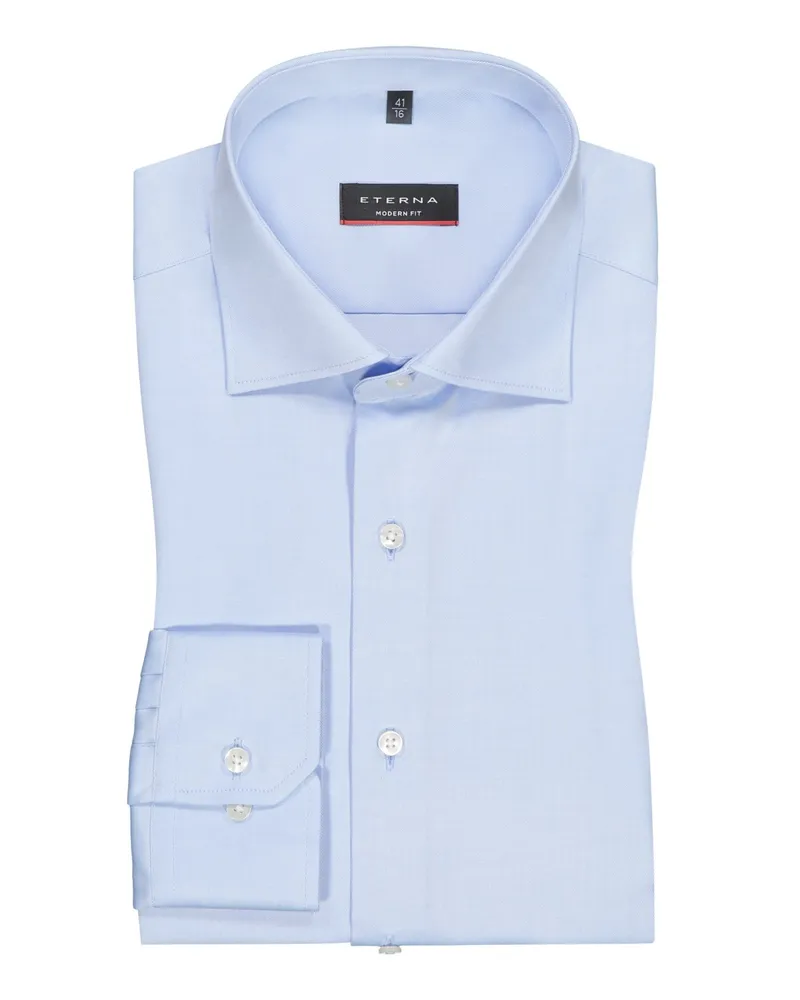 Eterna Hemd, Modern Fit in Hellblau