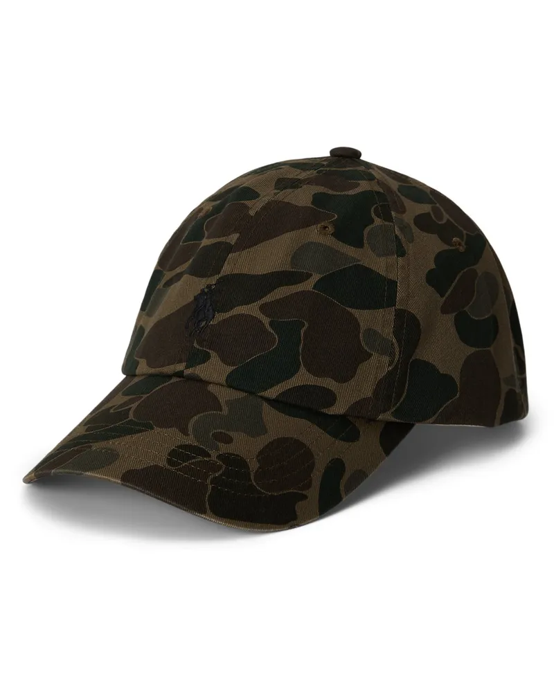 Ralph Lauren Cap aus Baumwolle mit Camouflage-Muster in Oliv