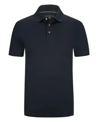 HUGO BOSS Jersey Poloshirt aus Baumwolle mit Perlmuttknöpfen Marine