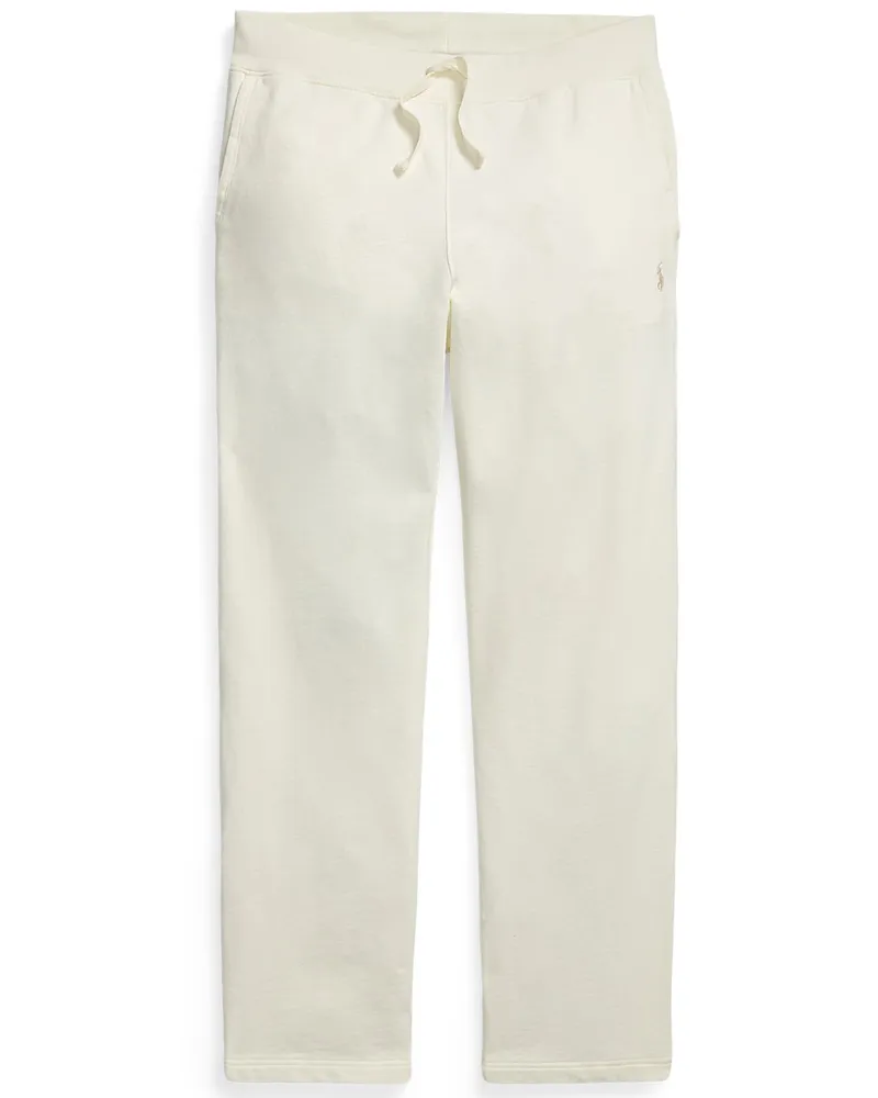Ralph Lauren Joggpants aus Baumwolle mit kleiner Pony-Stickerei in Offwhite