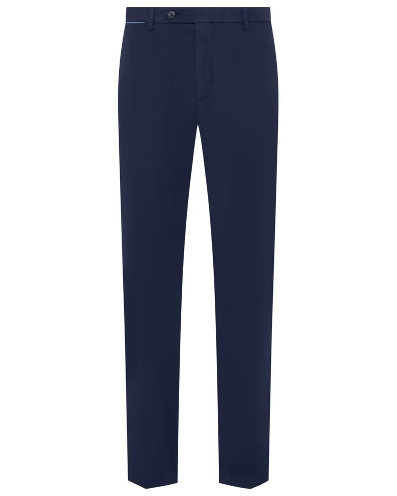 Hackett Ultraleichte Chino aus einem Baumwollstretch in Blau