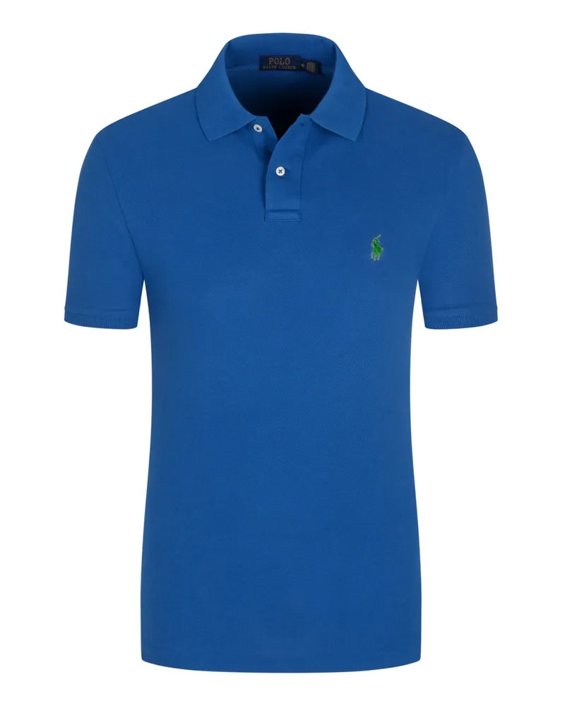 Ralph Lauren Poloshirt, Slim Fit in Königsblau
