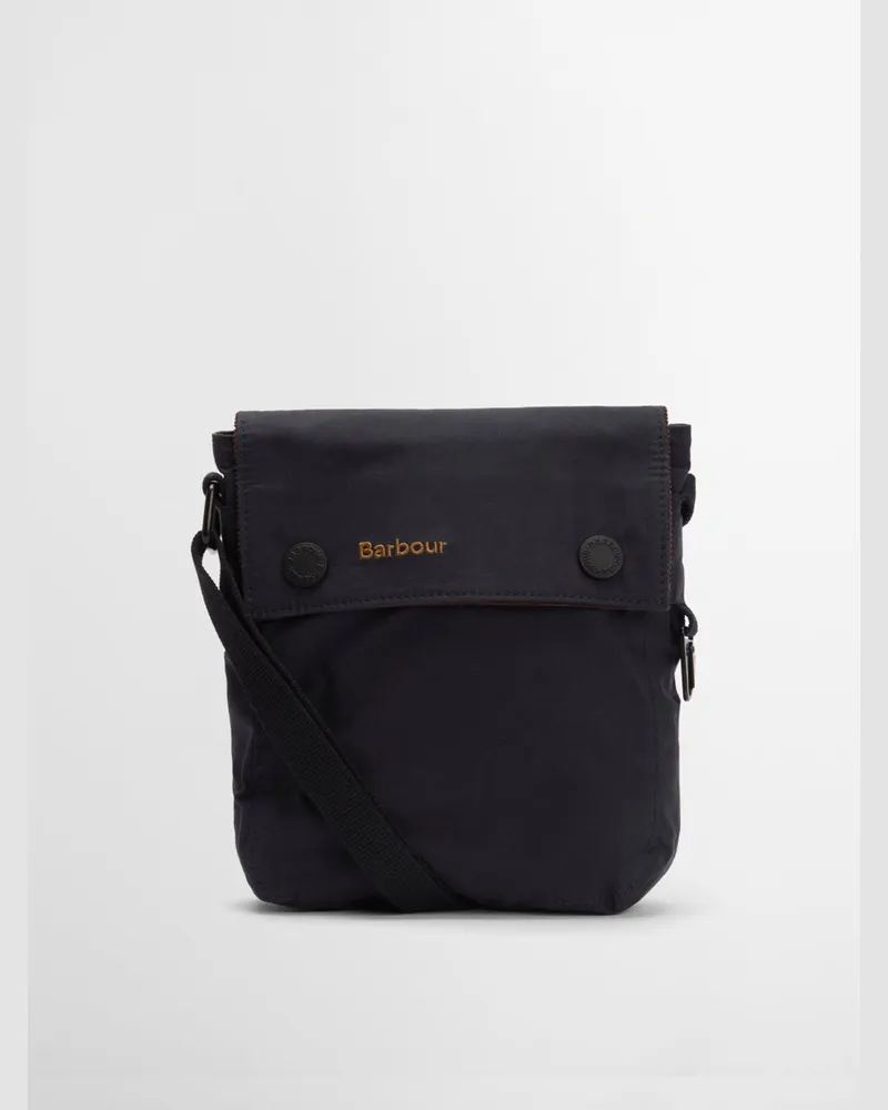 Barbour Umhängetasche Crossbody aus Baumwolle in Marine