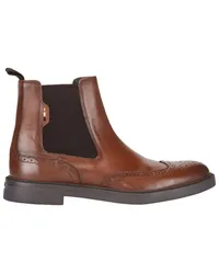 HUGO BOSS Chelsea Boots Calev in Budapester-Form Cognac