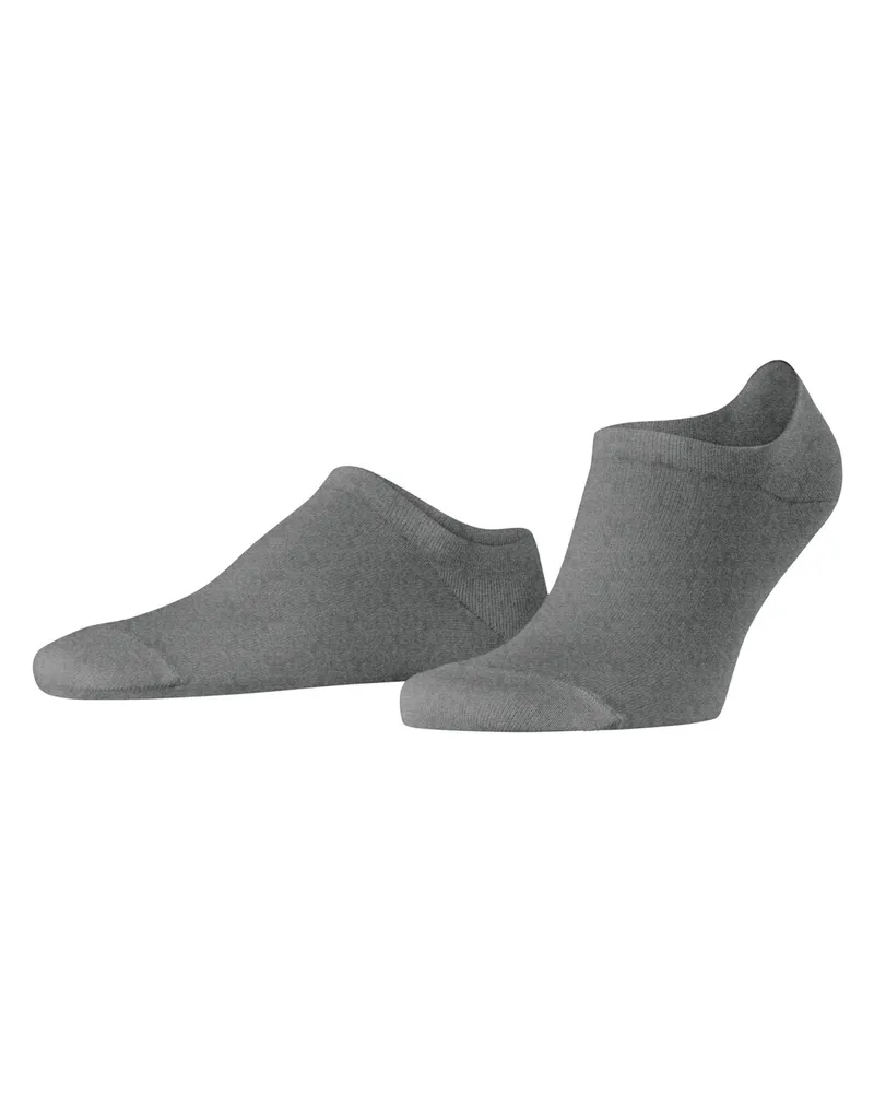 Falke Unifarbene Sneakersocken mit High Cut-Ausschnitt in Grau