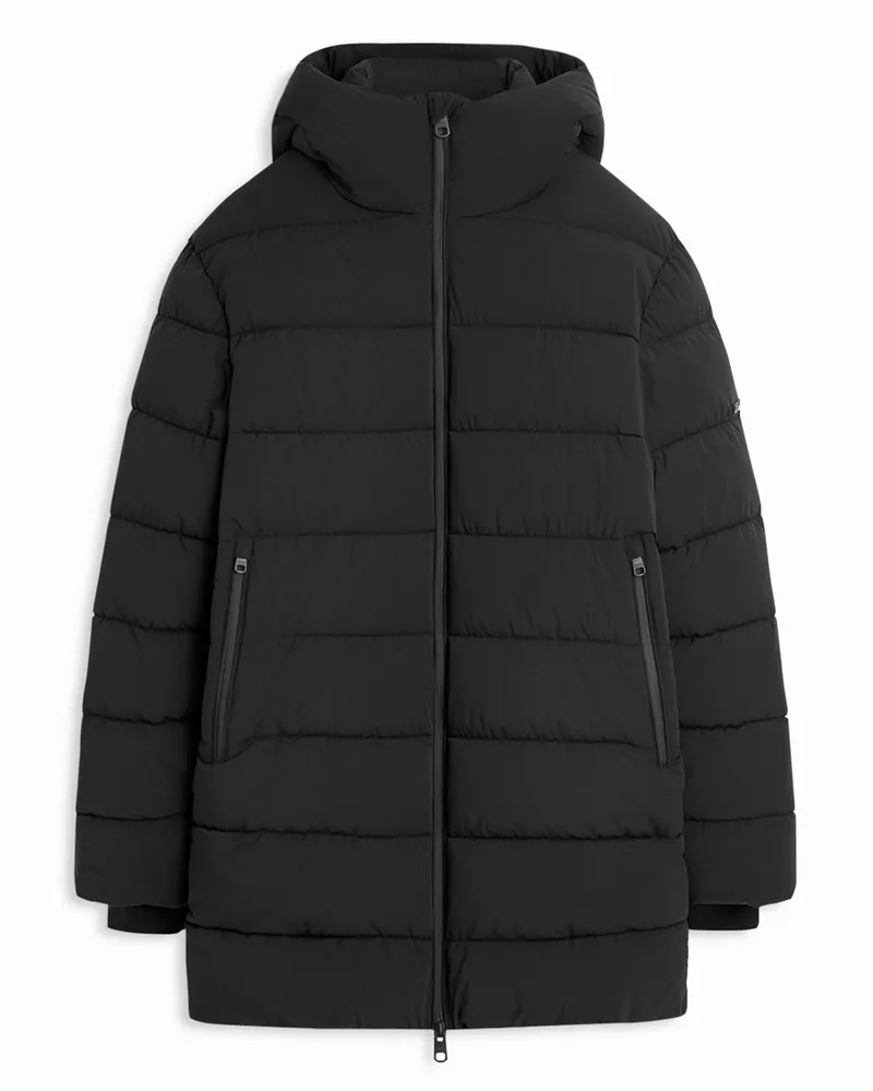 cinque Steppparka in Stretch-Qualität mit Sorona®-Isolation in Schwarz