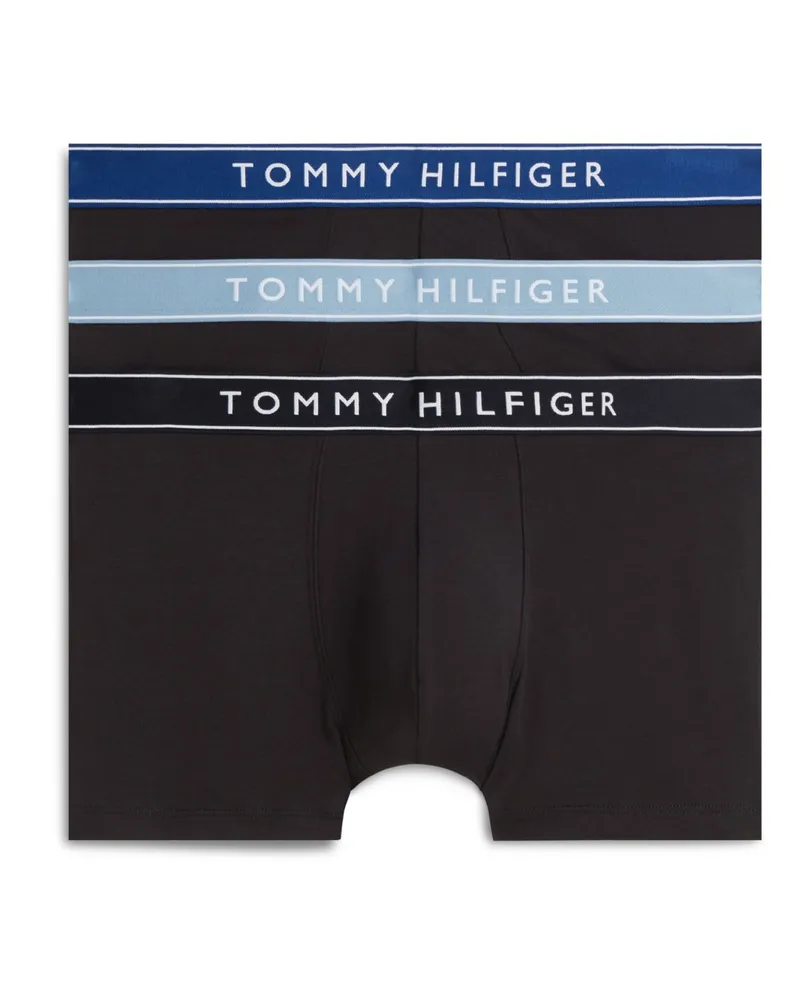 Tommy Hilfiger 3er-Pack Boxer Trunks mit Stretchanteil und Label-Bund in Marine