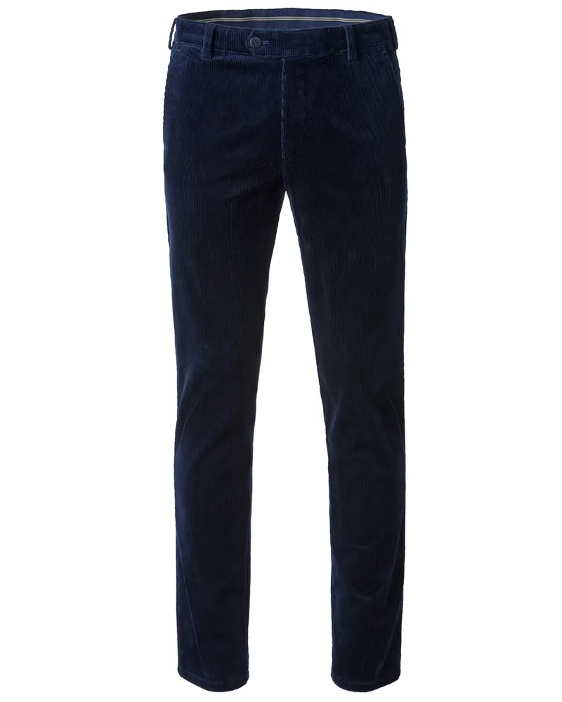 Meyer Hosen Cordhose Bonn mit Stretchanteil, Modern Fit in Marine