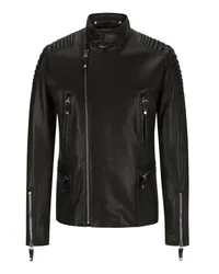 Meindl Lederjacke Cruz im Biker-Style Schwarz