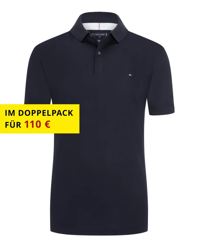 Tommy Hilfiger Piqué-Poloshirt 1985, Regular Fit in Marine