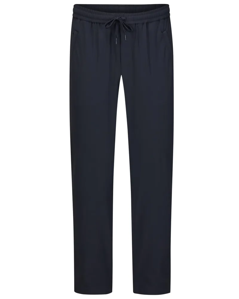 DUNO Leichte Joggpants mit Stretch in Marine