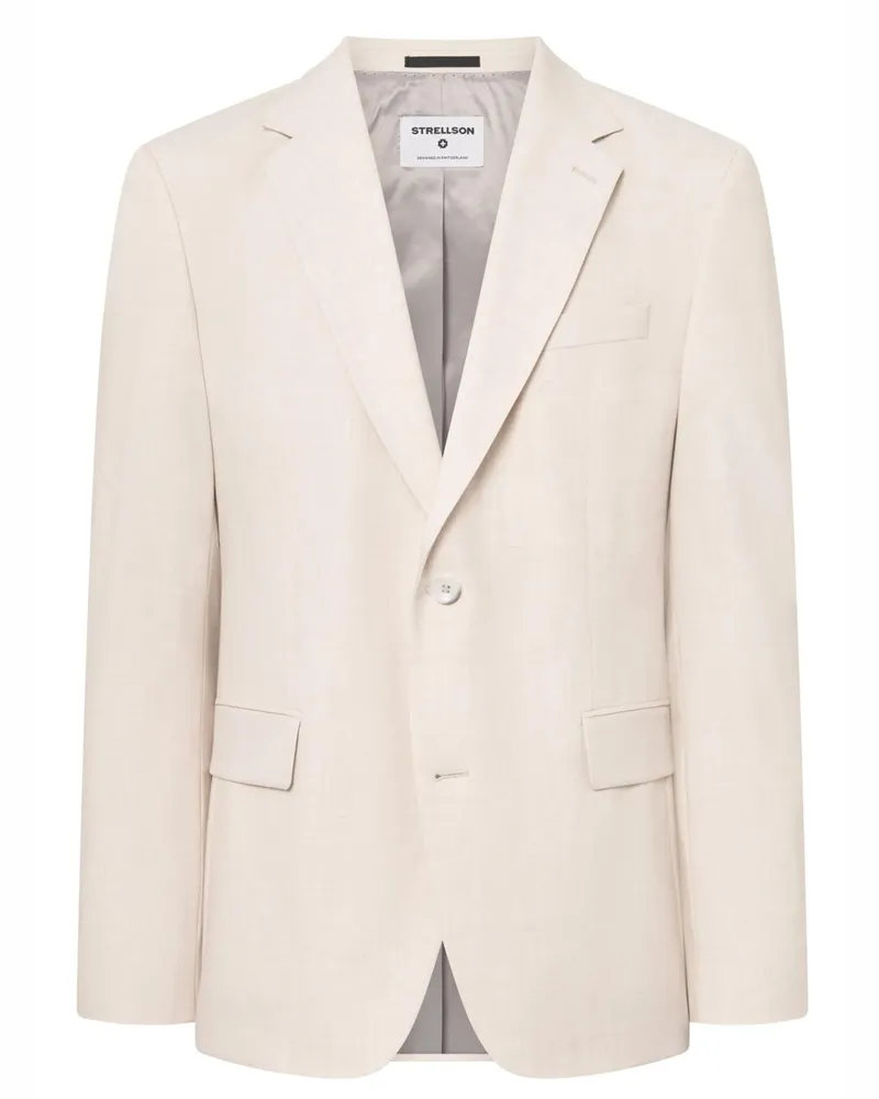 Strellson Jersey-Anzugsakko mit Stretchanteil, Slim Fit in Beige