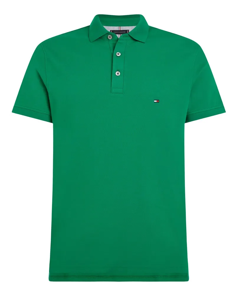 Tommy Hilfiger Poloshirt Slim Fit 1985 mit Logo-Stickerei Grün