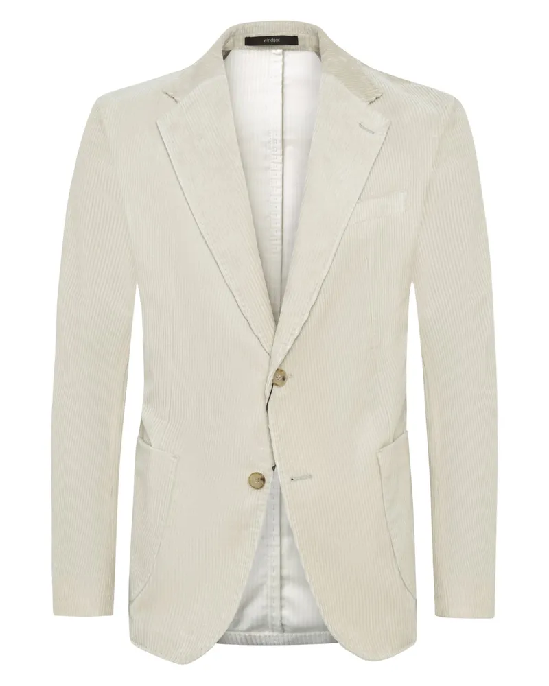 windsor. Cord-Sakko Giro mit fallendem Reverskragen, Regular in Beige