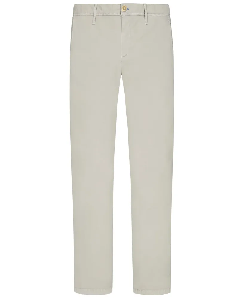 Alberto Chino Rob mit Lyocell und Stretch-Anteil, Slim Fit in Hellgrau