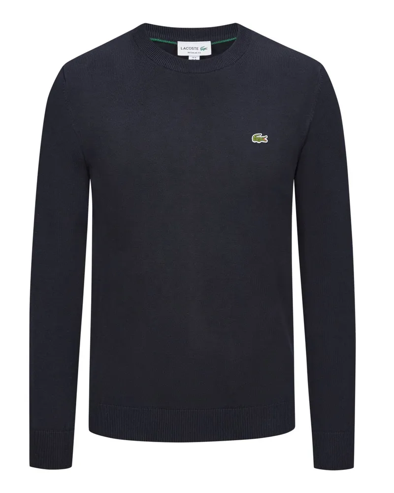 Lacoste Leichter Pullover aus einem Baumwollgemisch, Regular Fit in Marine