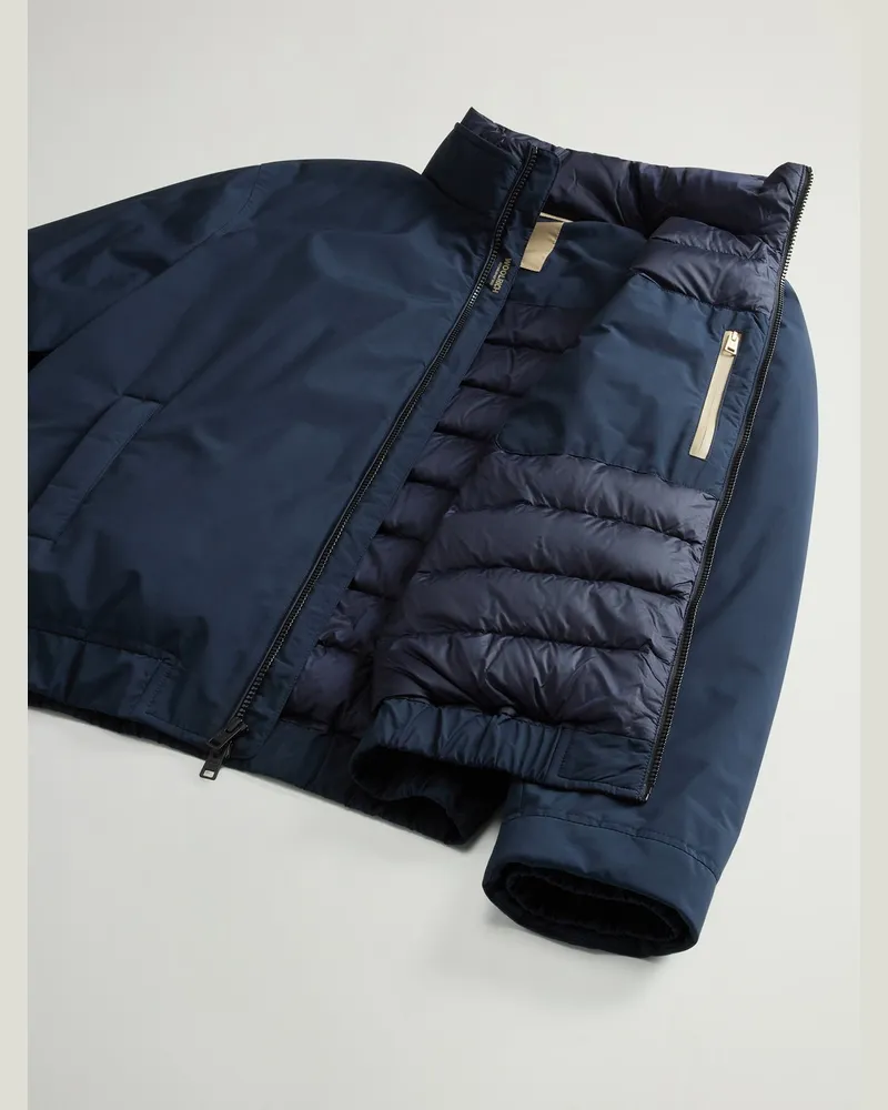 Woolrich Ultraleichter Blouson mit Daunefüllung in Marine
