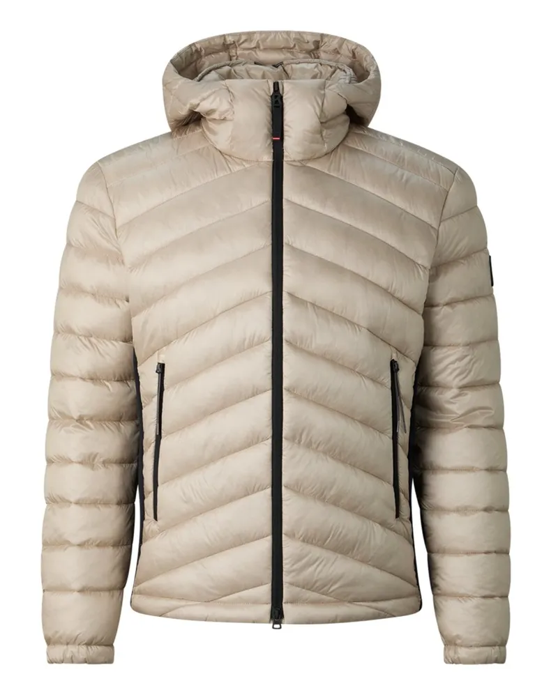 Bogner Fire & Ice Leichte Steppjacke Elvis mit Kapuze und synthetischer Daune in Beige