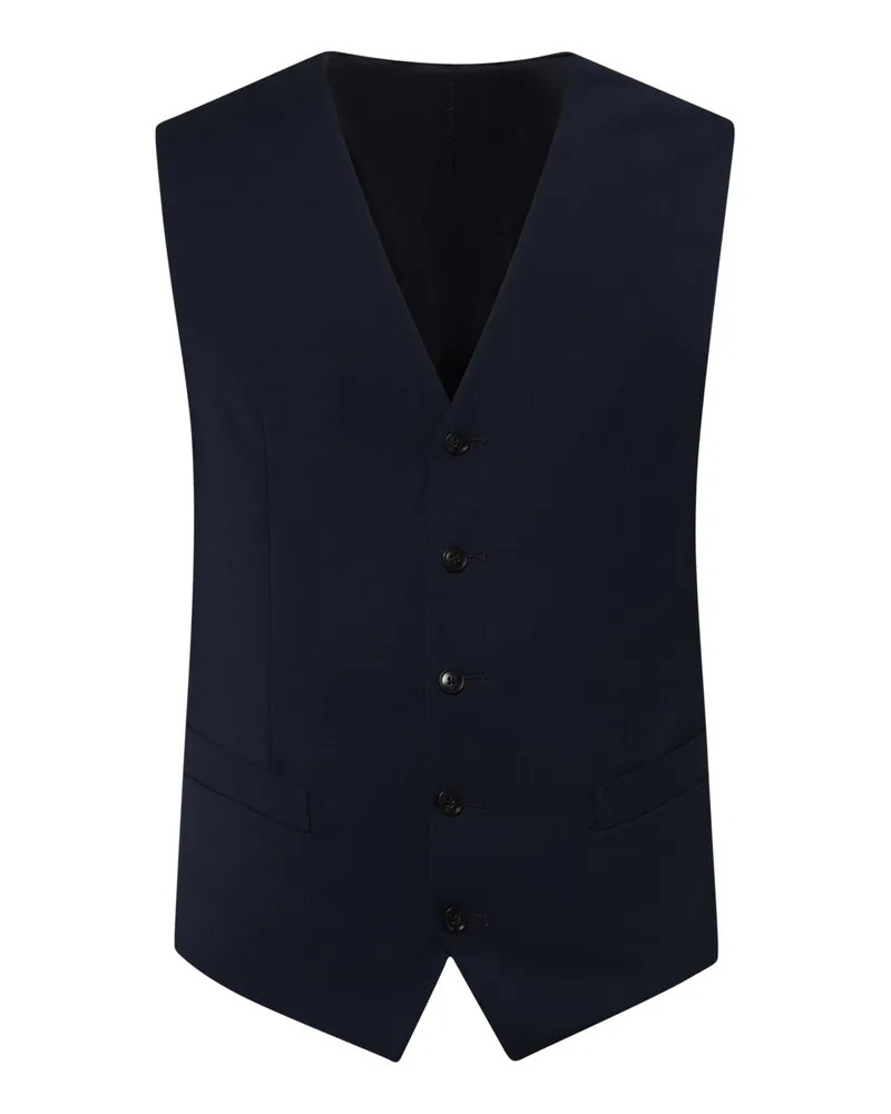 Tiger of Sweden Anzugweste aus einem Woll-Mix mit Stretchanteil in Marine