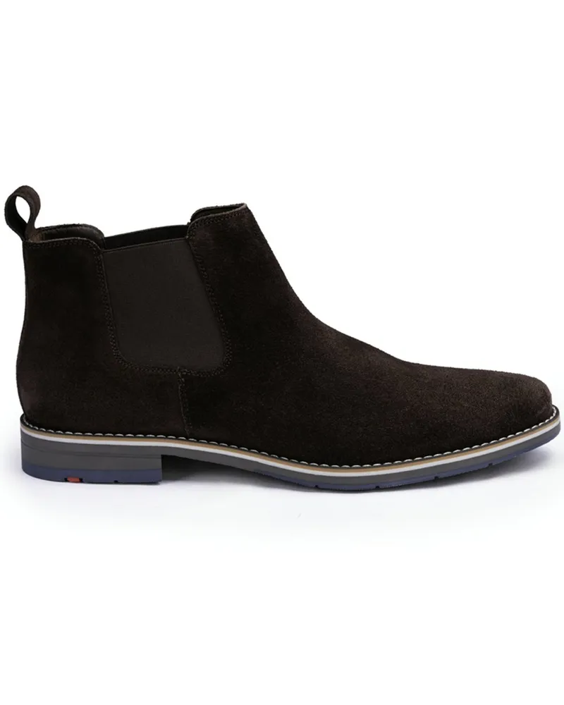 Lloyd Chelsea Boots Drift 315 aus weichem Rauleder in Dunkelbraun