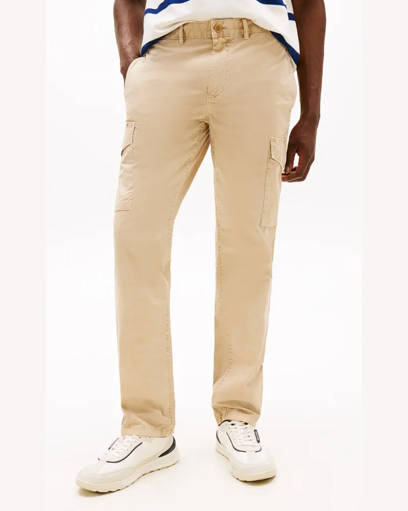 Tommy Hilfiger Cargohose Denton aus Baumwolle in Beige
