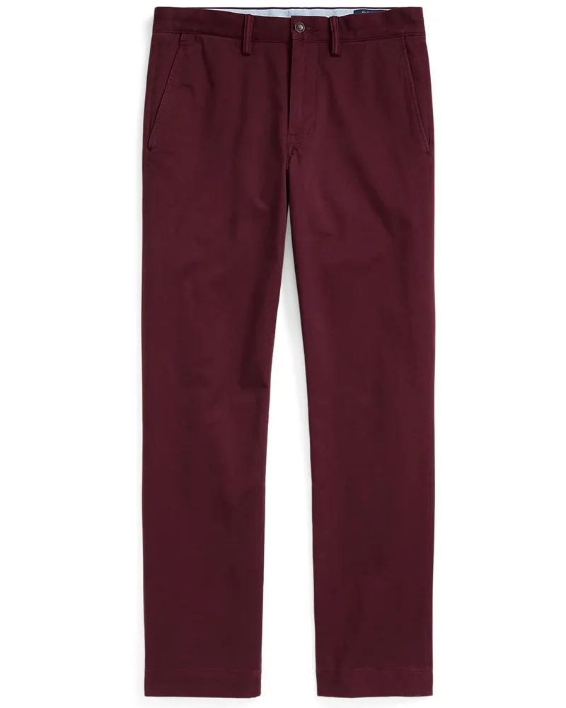 Ralph Lauren Chino Bedford mit Stretchanteil, Straight Fit in Bordeaux