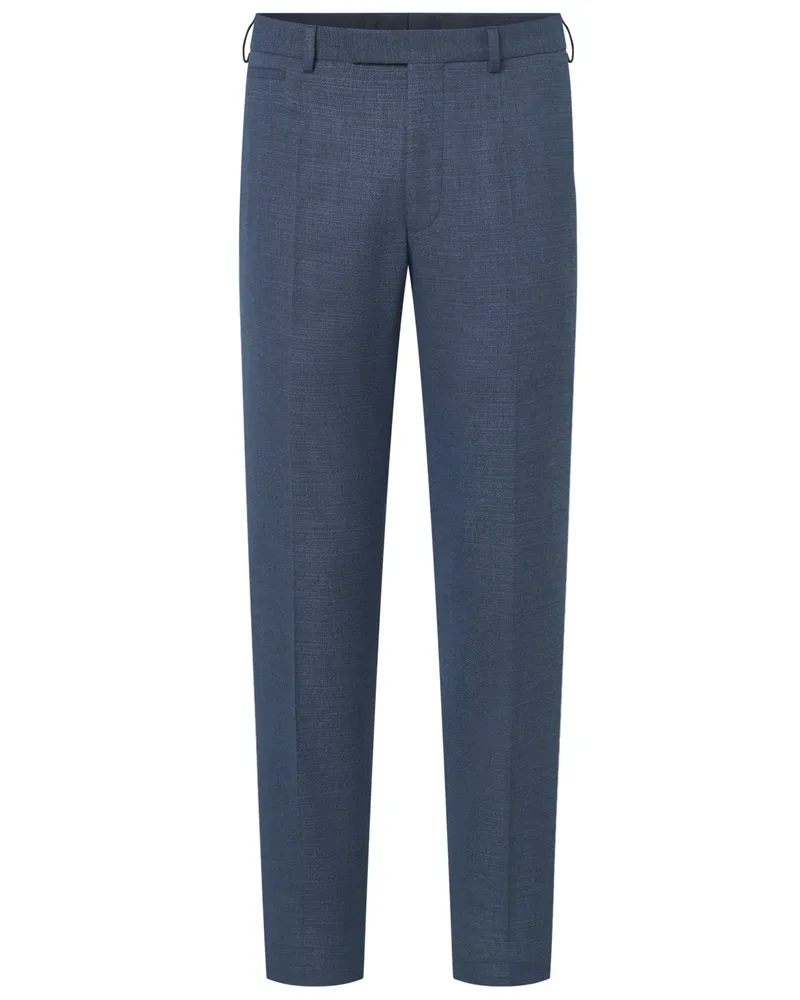 Strellson Anzughose mit feiner Struktur und Stretchanteil, Slim Fit in Marine