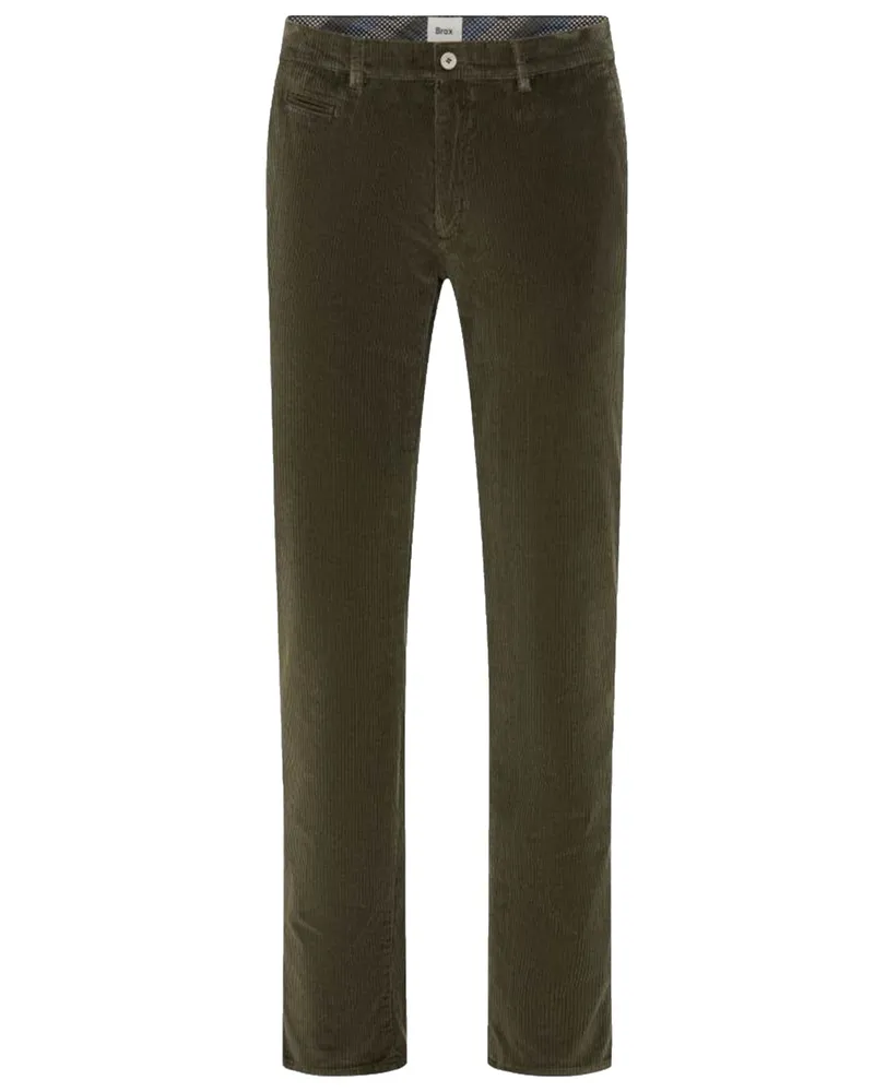 Brax Softe Cordhose Fabio mit Stretch, Modern Fit in Oliv