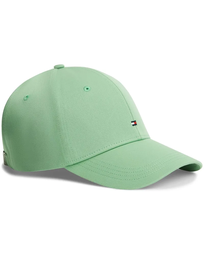 Tommy Hilfiger Cap aus Baumwolle mit Logo-Stickerei in Hellgrün