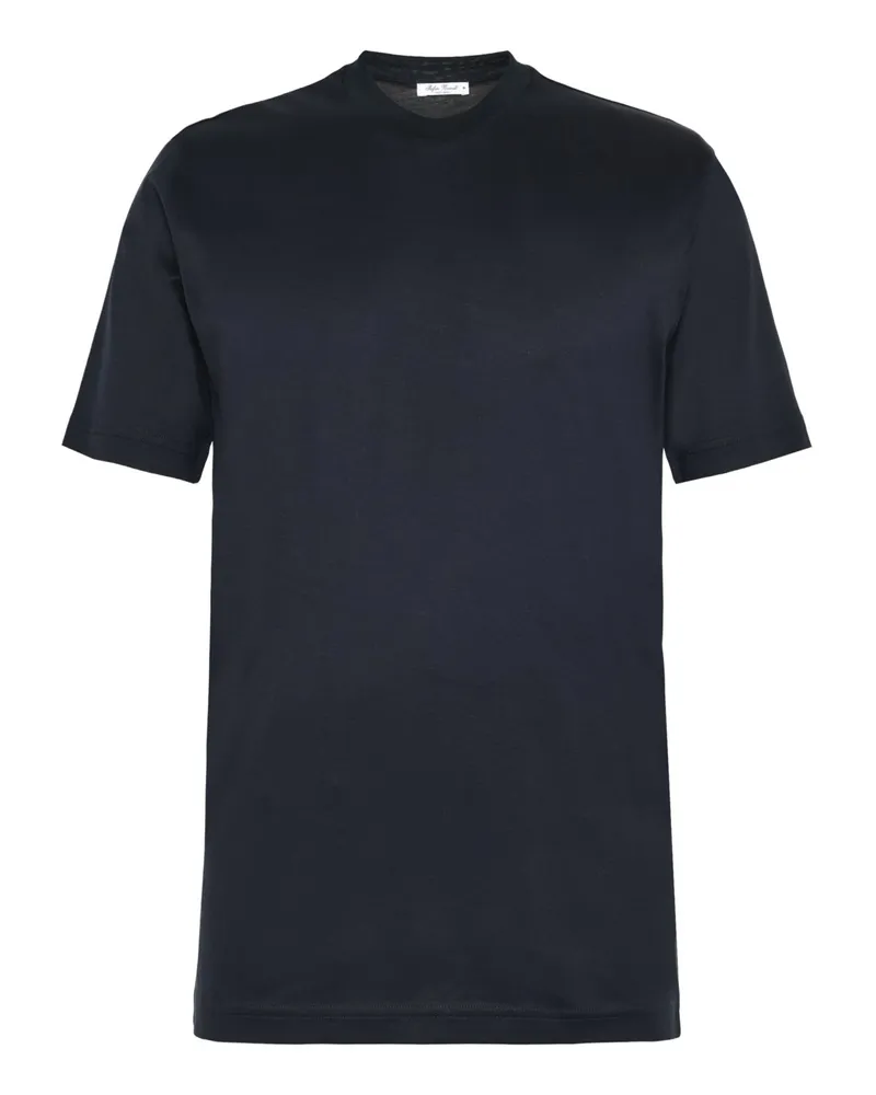 Stefan Brandt Jersey-T-Shirt aus edler Urpima Sea Island® Baumwolle in Marine