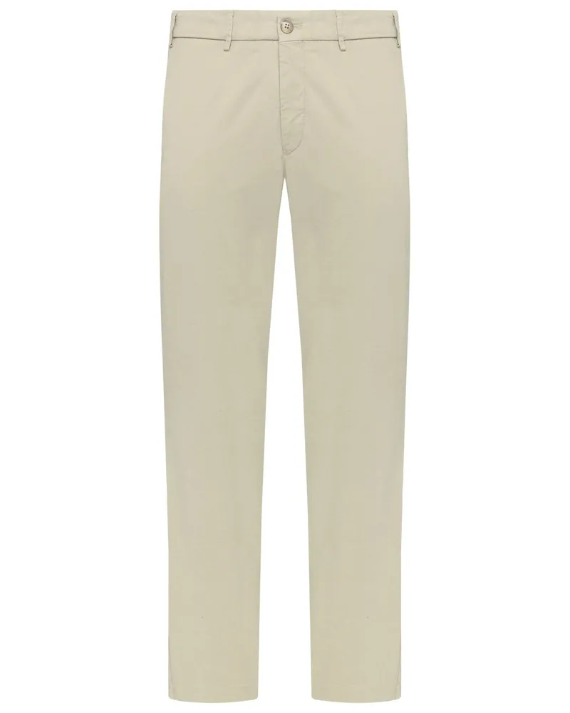 Hiltl Glöatte Chino aus einem Baumwoll-Stretch in Beige