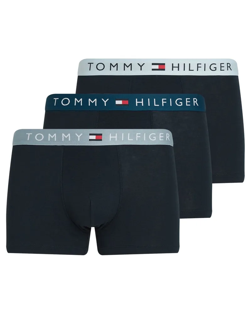 Tommy Hilfiger 3er Pack Boxershorts mit Stretchanteil in Blau