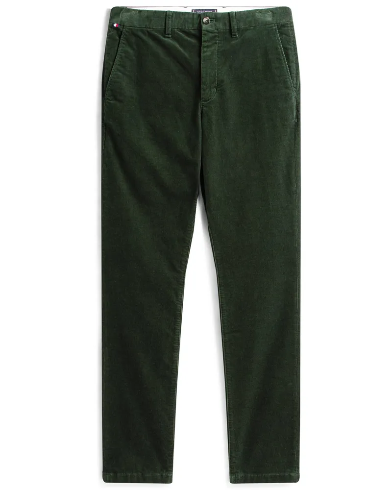 Tommy Hilfiger Cordhose Denton mit Stretchanteil, Straight Fit in Tanne