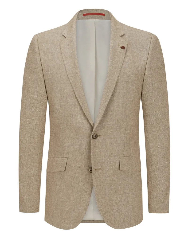 Roy Robson Baukasten-Sakko mit Stretchanteil, Slim Fit Beige