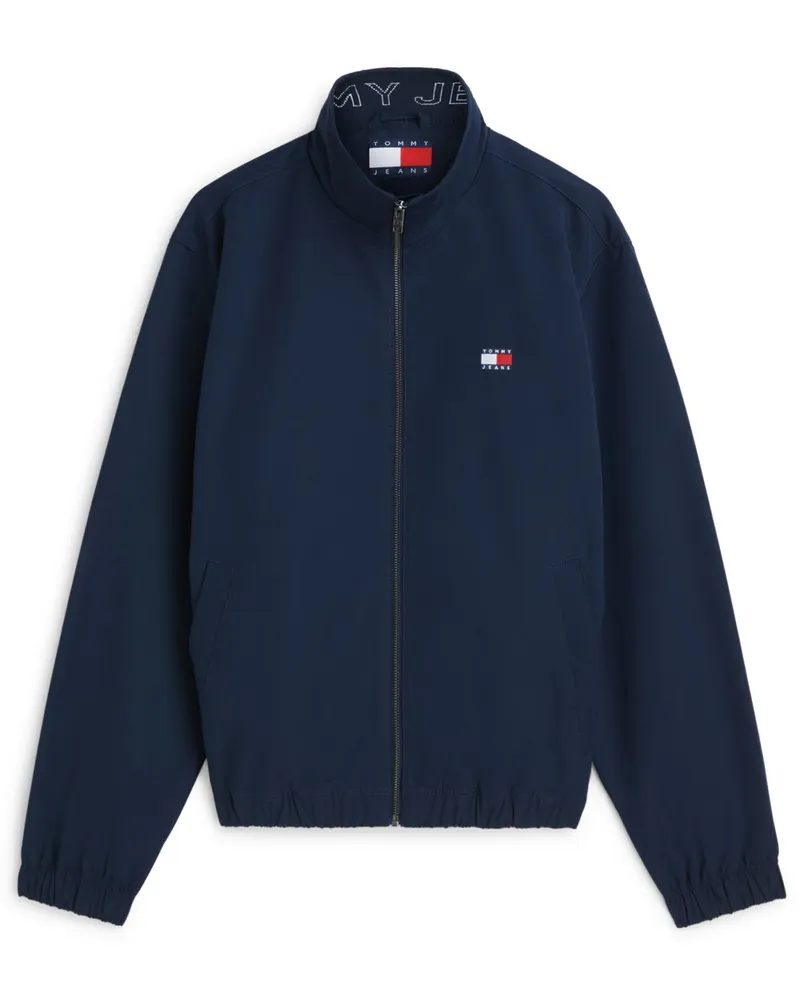 Tommy Hilfiger Blouson aus recyceltem Material mit Logo-Aufnäher in Marine